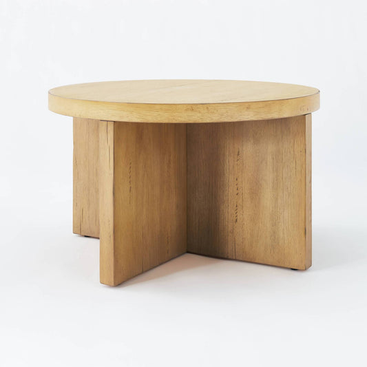 Park Round Wood Coffee Table Natural - Designed With Studio Mcgee